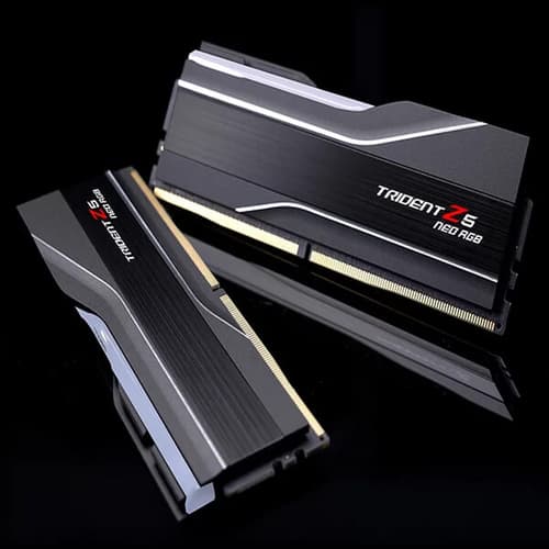 G.Skill Trident Z5 Neo RGB 64GB (32GBx2) DDR5 6000MHz Desktop RAM (Matte Black)